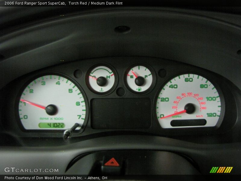 Torch Red / Medium Dark Flint 2006 Ford Ranger Sport SuperCab