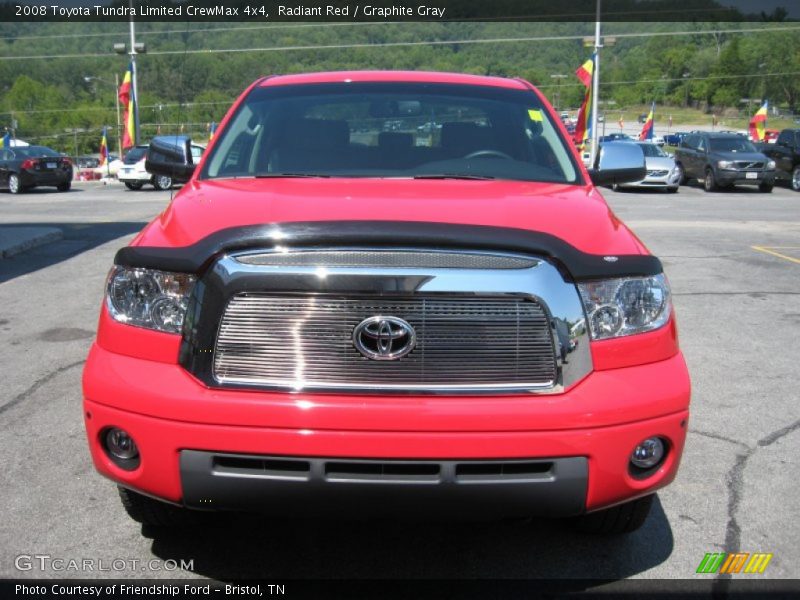 Radiant Red / Graphite Gray 2008 Toyota Tundra Limited CrewMax 4x4