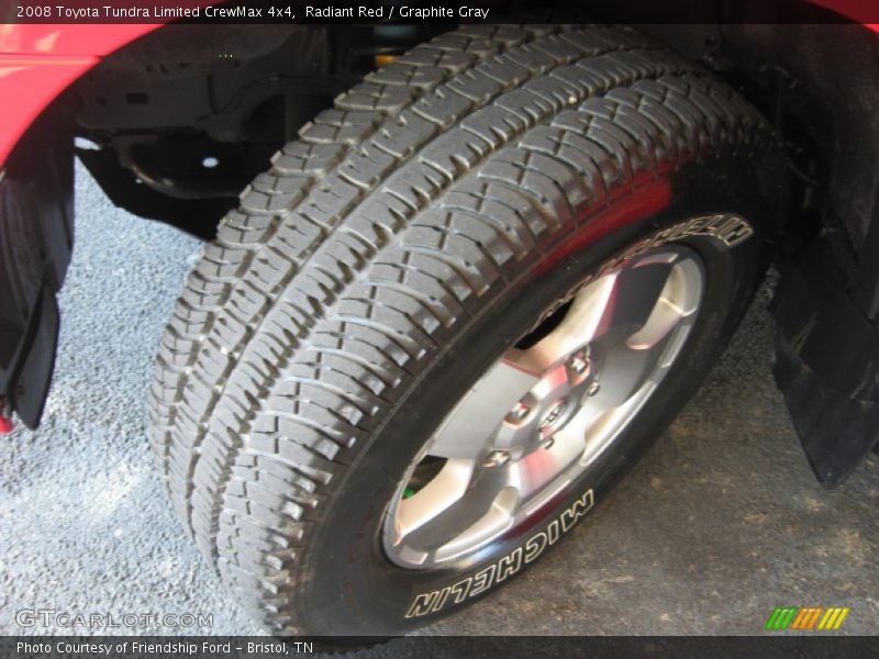 Radiant Red / Graphite Gray 2008 Toyota Tundra Limited CrewMax 4x4