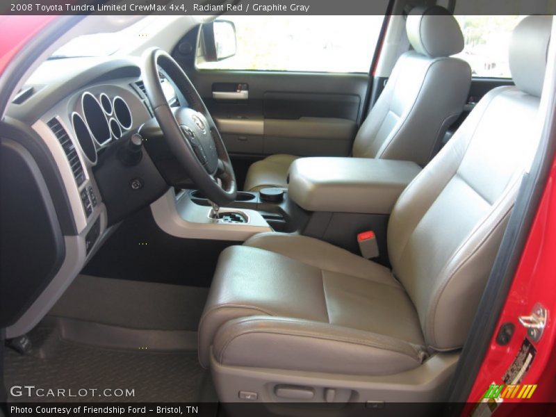 Radiant Red / Graphite Gray 2008 Toyota Tundra Limited CrewMax 4x4