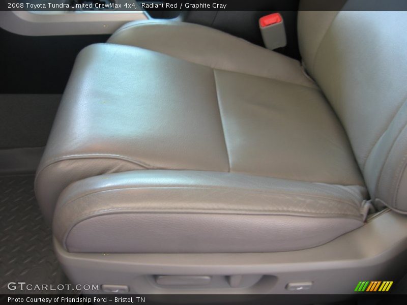Radiant Red / Graphite Gray 2008 Toyota Tundra Limited CrewMax 4x4