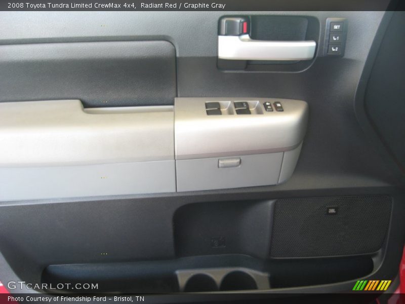 Radiant Red / Graphite Gray 2008 Toyota Tundra Limited CrewMax 4x4
