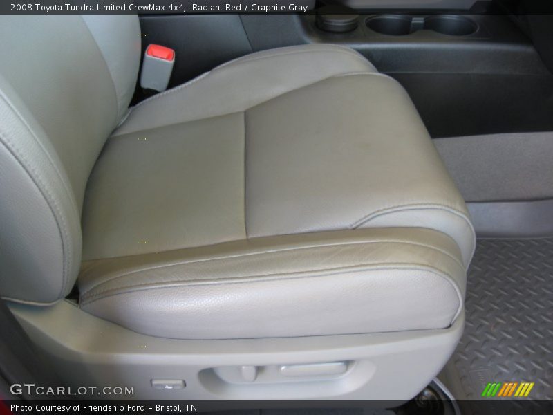 Radiant Red / Graphite Gray 2008 Toyota Tundra Limited CrewMax 4x4
