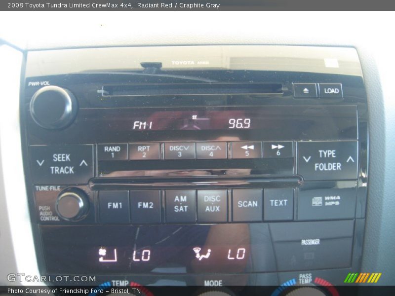 Radiant Red / Graphite Gray 2008 Toyota Tundra Limited CrewMax 4x4