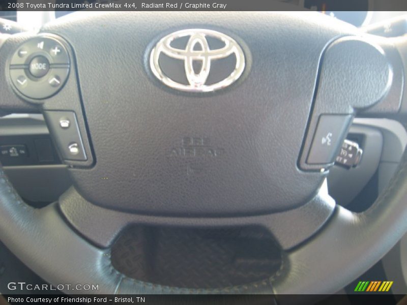 Radiant Red / Graphite Gray 2008 Toyota Tundra Limited CrewMax 4x4