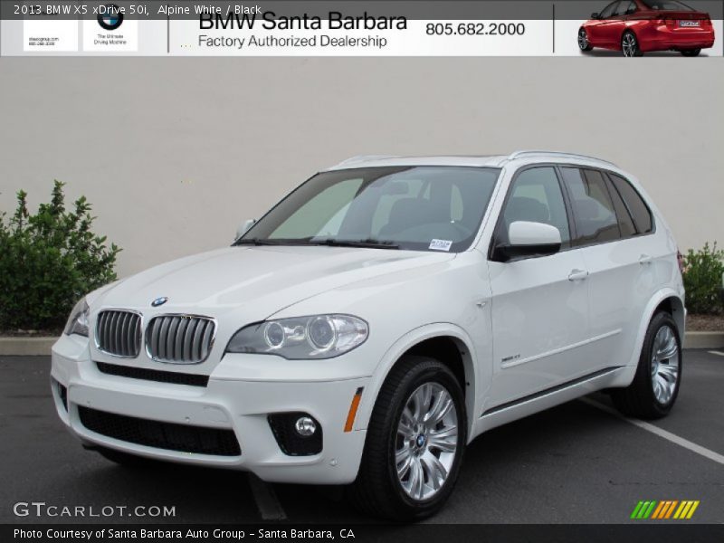 Alpine White / Black 2013 BMW X5 xDrive 50i