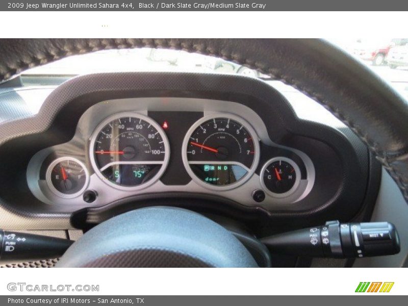 Black / Dark Slate Gray/Medium Slate Gray 2009 Jeep Wrangler Unlimited Sahara 4x4