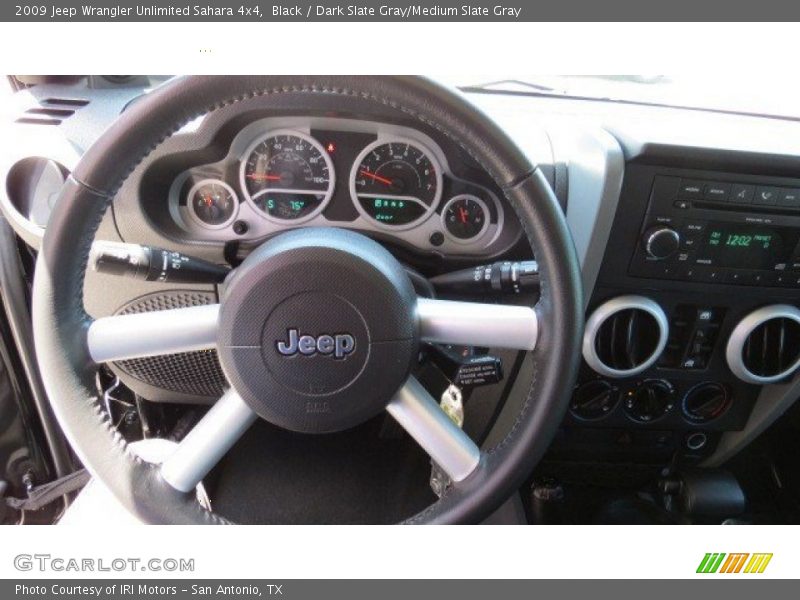 Black / Dark Slate Gray/Medium Slate Gray 2009 Jeep Wrangler Unlimited Sahara 4x4