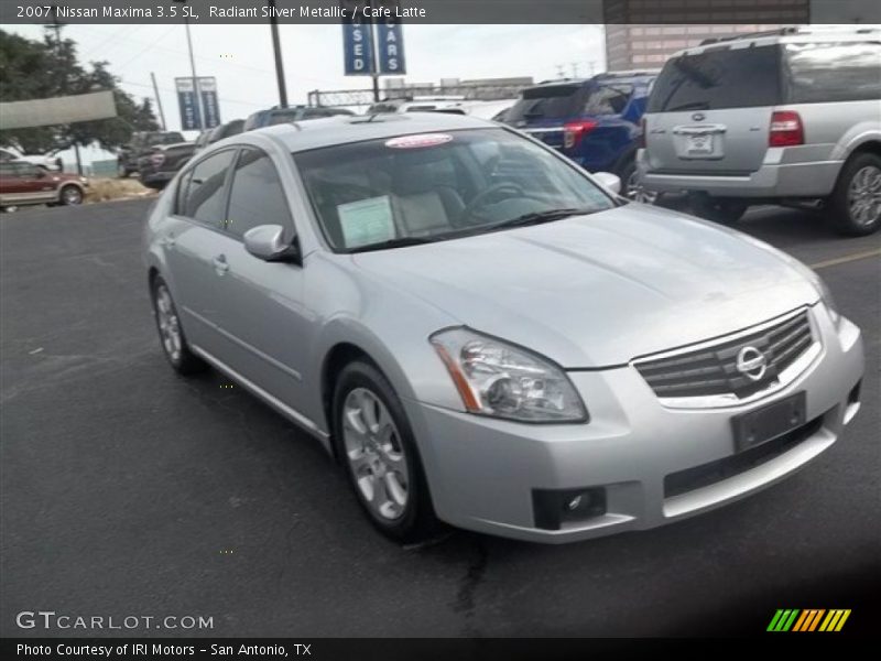 Radiant Silver Metallic / Cafe Latte 2007 Nissan Maxima 3.5 SL