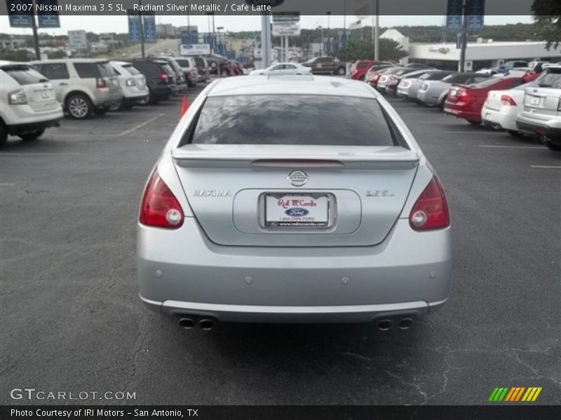 Radiant Silver Metallic / Cafe Latte 2007 Nissan Maxima 3.5 SL