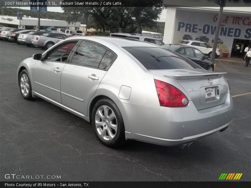 Radiant Silver Metallic / Cafe Latte 2007 Nissan Maxima 3.5 SL