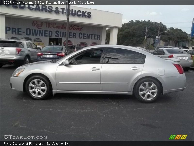Radiant Silver Metallic / Cafe Latte 2007 Nissan Maxima 3.5 SL