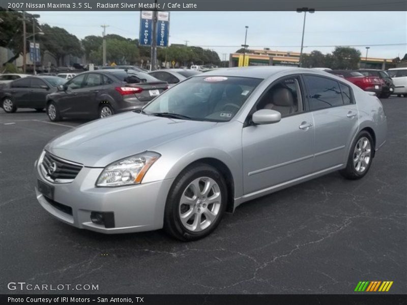 Radiant Silver Metallic / Cafe Latte 2007 Nissan Maxima 3.5 SL