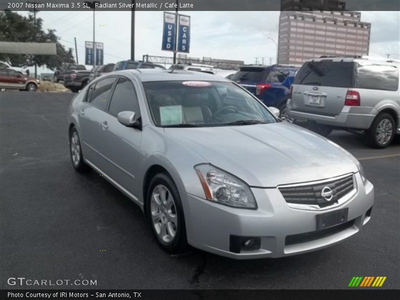 Radiant Silver Metallic / Cafe Latte 2007 Nissan Maxima 3.5 SL
