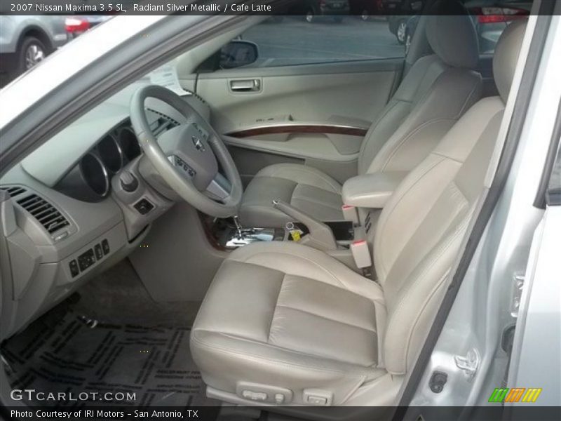 Radiant Silver Metallic / Cafe Latte 2007 Nissan Maxima 3.5 SL