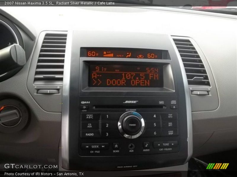 Radiant Silver Metallic / Cafe Latte 2007 Nissan Maxima 3.5 SL