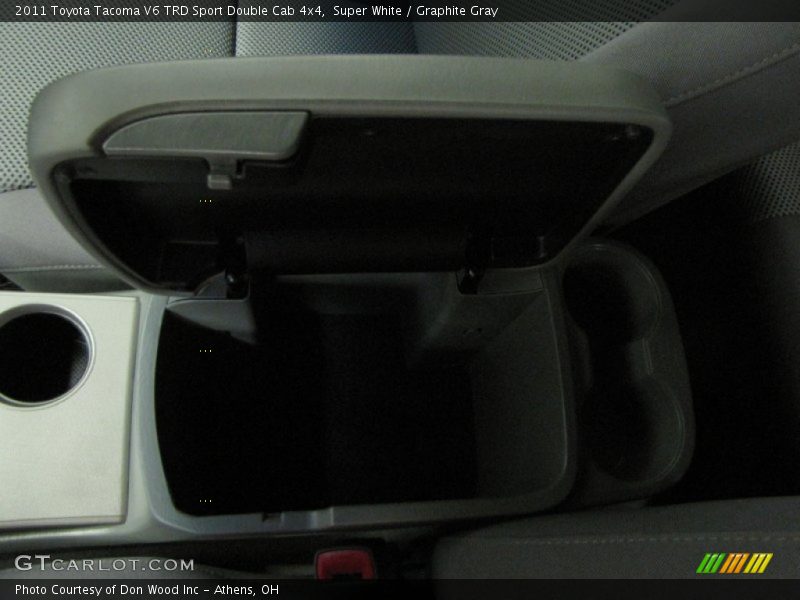 Super White / Graphite Gray 2011 Toyota Tacoma V6 TRD Sport Double Cab 4x4