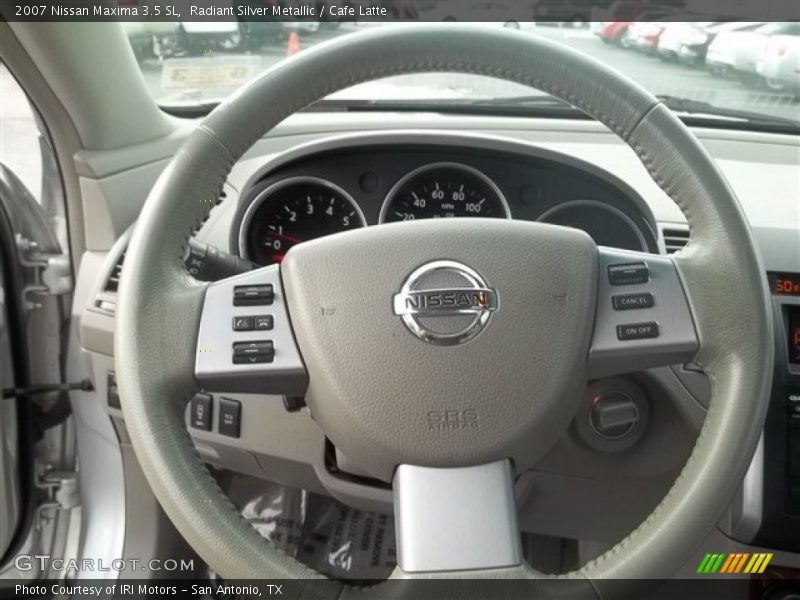 Radiant Silver Metallic / Cafe Latte 2007 Nissan Maxima 3.5 SL
