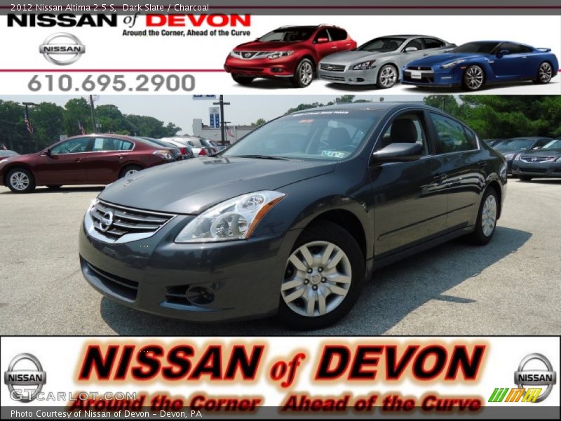 Dark Slate / Charcoal 2012 Nissan Altima 2.5 S