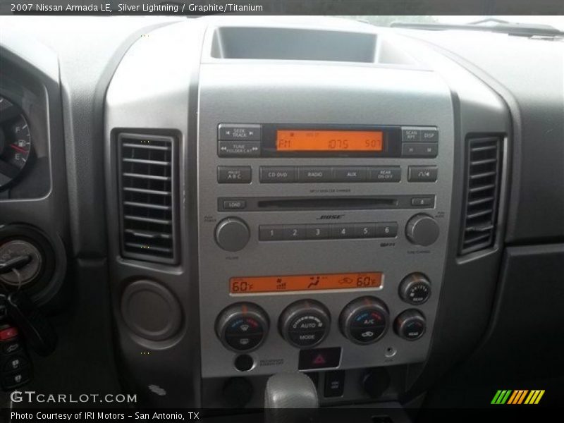 Silver Lightning / Graphite/Titanium 2007 Nissan Armada LE