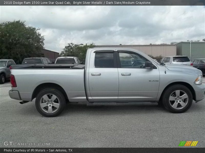 Bright Silver Metallic / Dark Slate/Medium Graystone 2010 Dodge Ram 1500 Lone Star Quad Cab