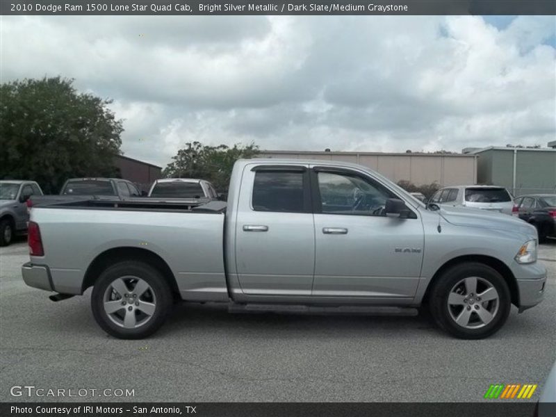 Bright Silver Metallic / Dark Slate/Medium Graystone 2010 Dodge Ram 1500 Lone Star Quad Cab