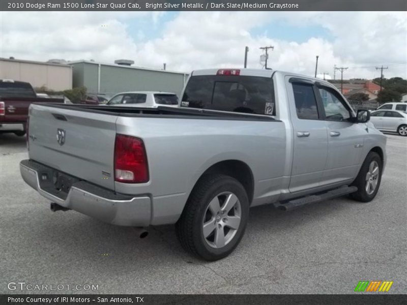 Bright Silver Metallic / Dark Slate/Medium Graystone 2010 Dodge Ram 1500 Lone Star Quad Cab
