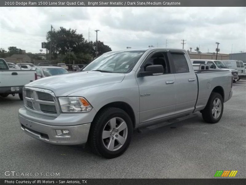 Bright Silver Metallic / Dark Slate/Medium Graystone 2010 Dodge Ram 1500 Lone Star Quad Cab