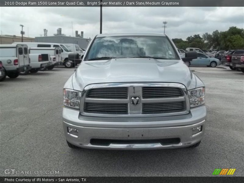 Bright Silver Metallic / Dark Slate/Medium Graystone 2010 Dodge Ram 1500 Lone Star Quad Cab