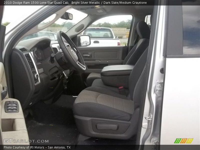 Bright Silver Metallic / Dark Slate/Medium Graystone 2010 Dodge Ram 1500 Lone Star Quad Cab