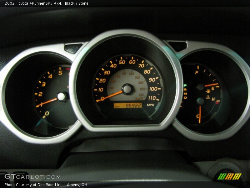 Black / Stone 2003 Toyota 4Runner SR5 4x4