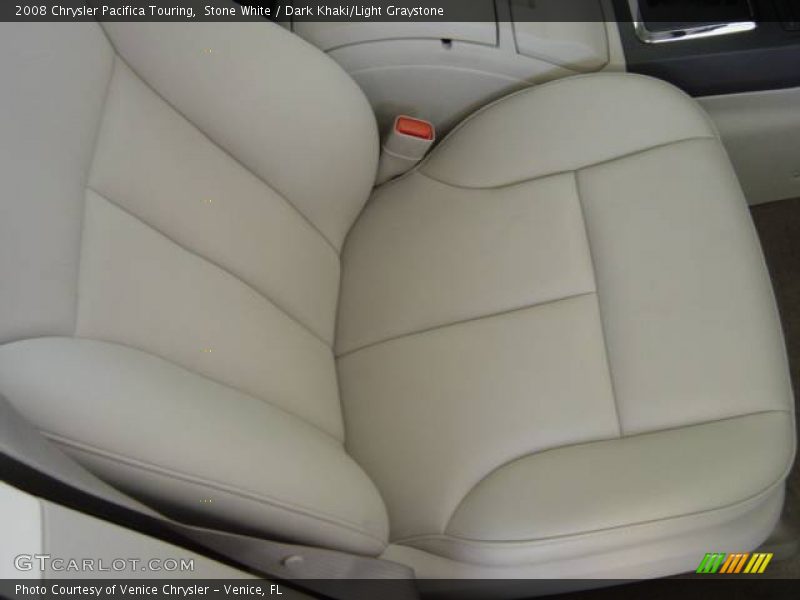Stone White / Dark Khaki/Light Graystone 2008 Chrysler Pacifica Touring