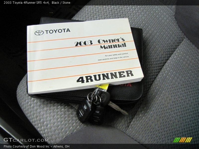 Black / Stone 2003 Toyota 4Runner SR5 4x4