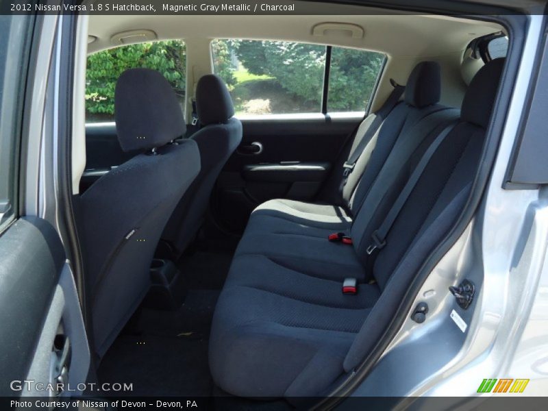 Magnetic Gray Metallic / Charcoal 2012 Nissan Versa 1.8 S Hatchback