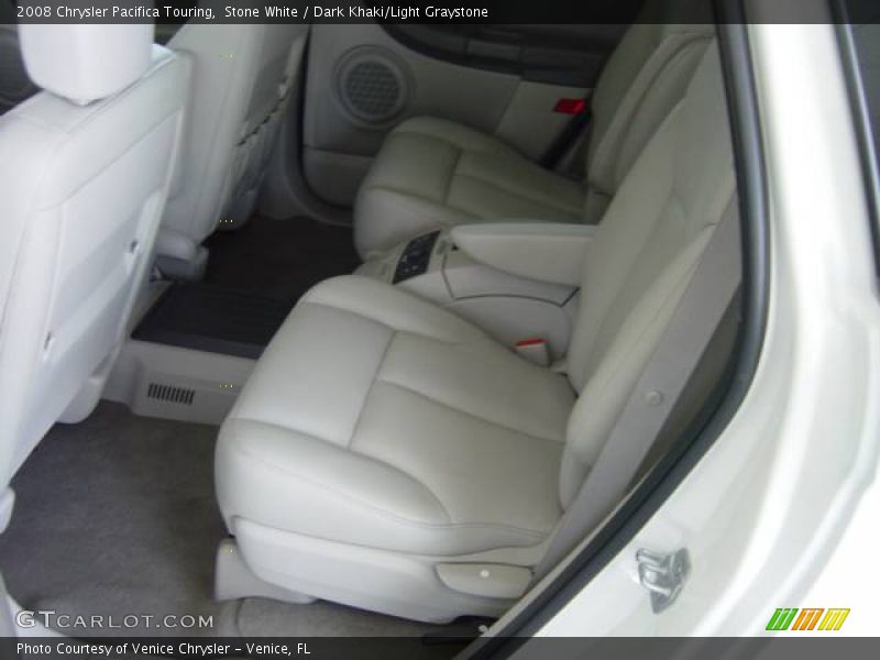 Stone White / Dark Khaki/Light Graystone 2008 Chrysler Pacifica Touring