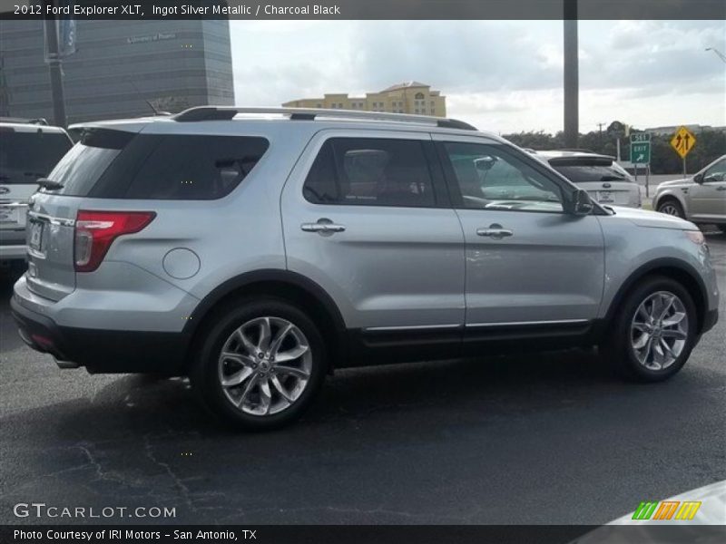 Ingot Silver Metallic / Charcoal Black 2012 Ford Explorer XLT