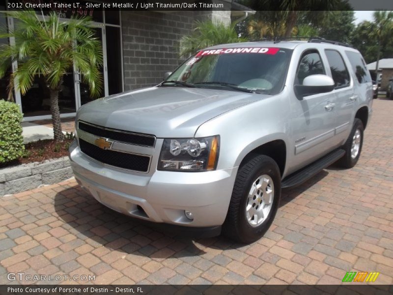 Silver Ice Metallic / Light Titanium/Dark Titanium 2012 Chevrolet Tahoe LT