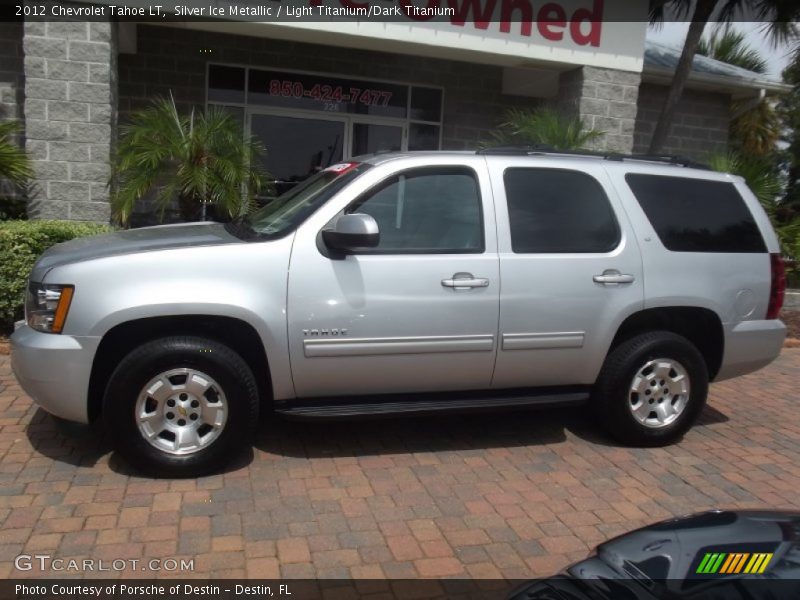 Silver Ice Metallic / Light Titanium/Dark Titanium 2012 Chevrolet Tahoe LT