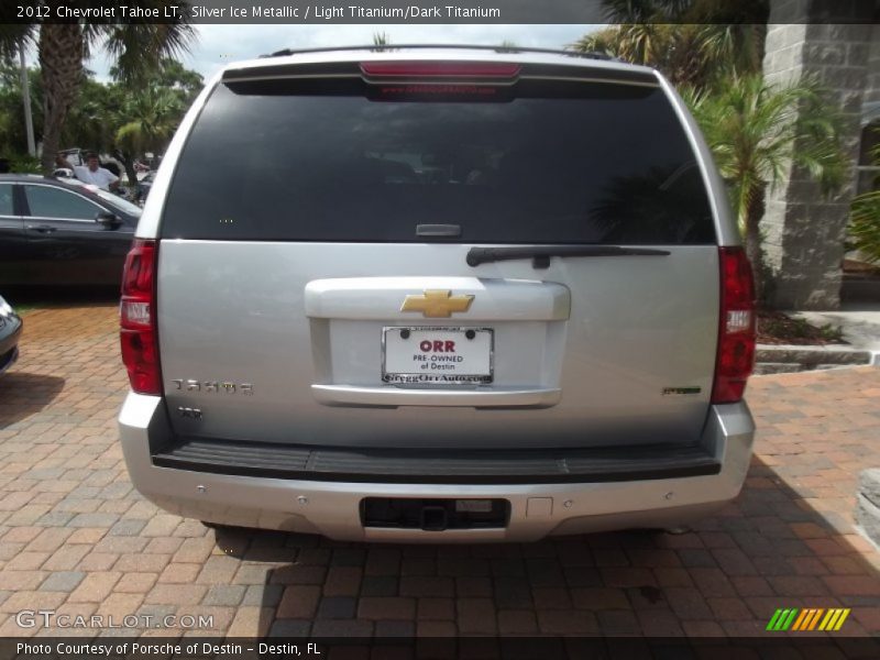 Silver Ice Metallic / Light Titanium/Dark Titanium 2012 Chevrolet Tahoe LT
