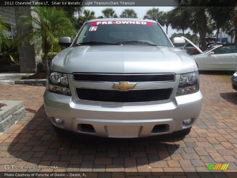 Silver Ice Metallic / Light Titanium/Dark Titanium 2012 Chevrolet Tahoe LT