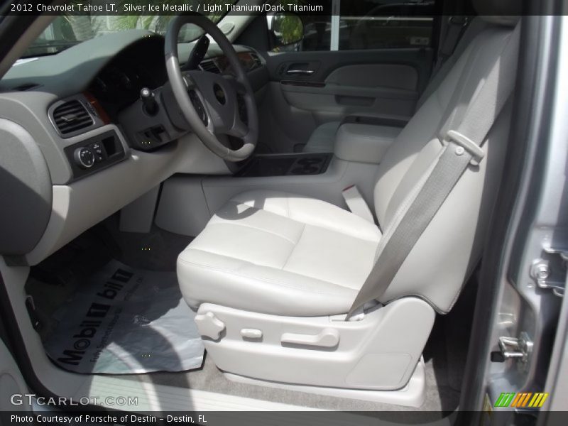 Silver Ice Metallic / Light Titanium/Dark Titanium 2012 Chevrolet Tahoe LT