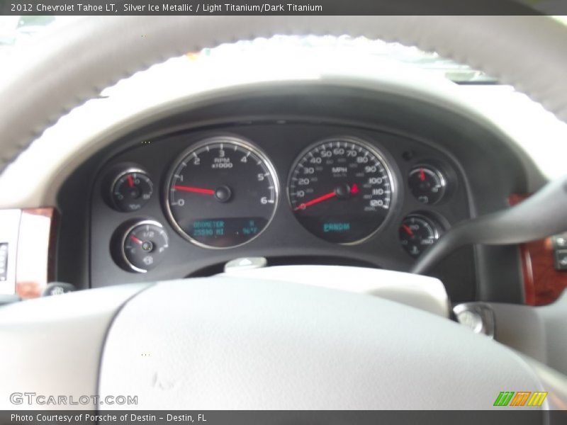 Silver Ice Metallic / Light Titanium/Dark Titanium 2012 Chevrolet Tahoe LT
