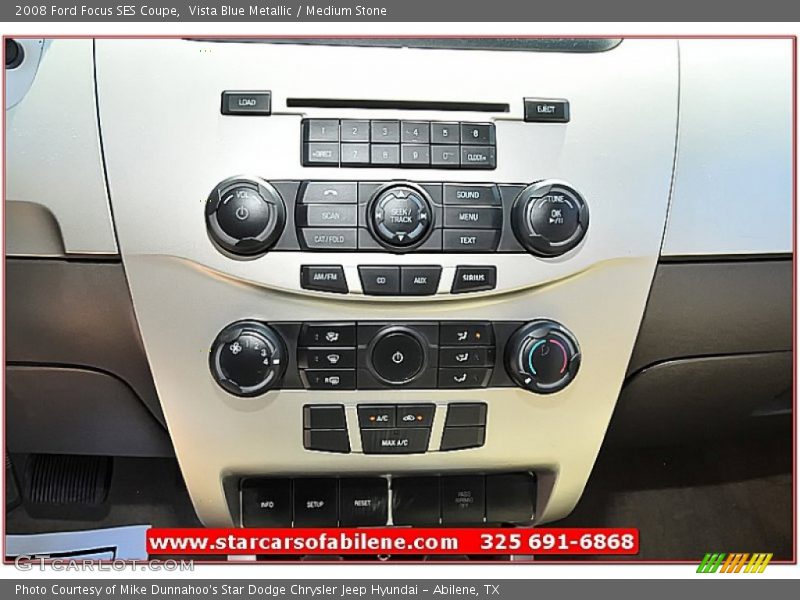 Vista Blue Metallic / Medium Stone 2008 Ford Focus SES Coupe