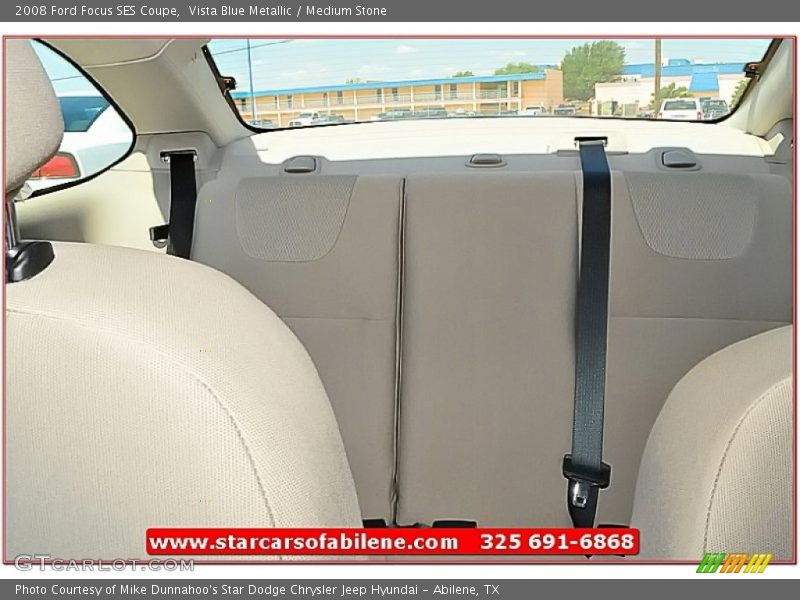 Vista Blue Metallic / Medium Stone 2008 Ford Focus SES Coupe