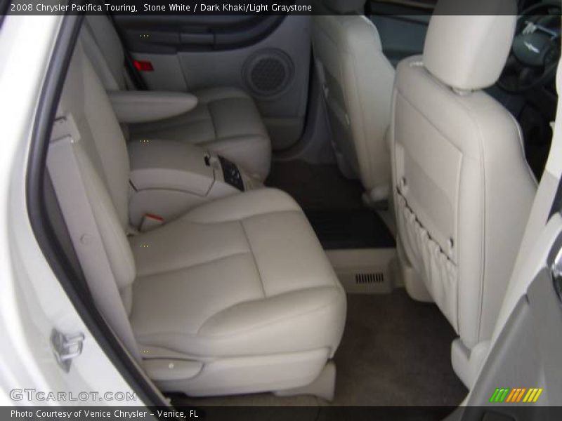 Stone White / Dark Khaki/Light Graystone 2008 Chrysler Pacifica Touring