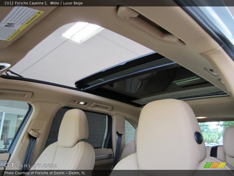 Sunroof of 2012 Cayenne S