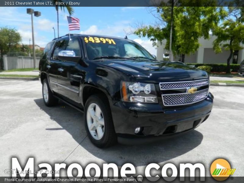 Black / Ebony 2011 Chevrolet Tahoe LTZ