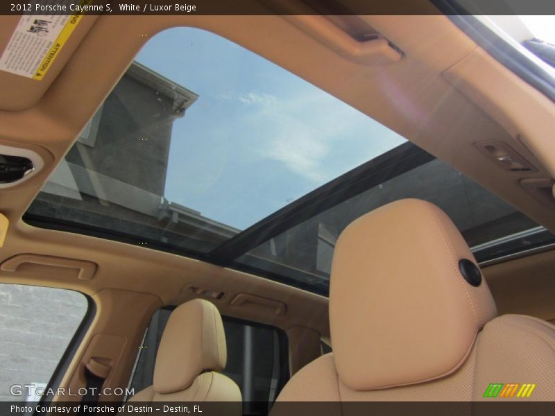 Sunroof of 2012 Cayenne S