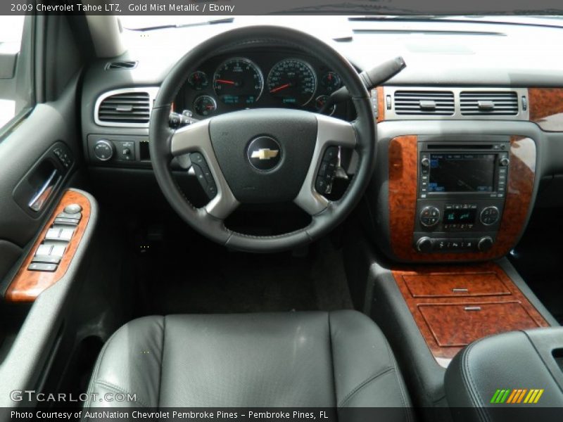 Gold Mist Metallic / Ebony 2009 Chevrolet Tahoe LTZ