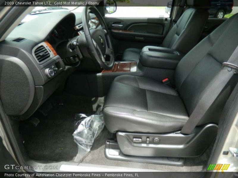 Gold Mist Metallic / Ebony 2009 Chevrolet Tahoe LTZ